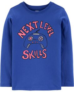 Little Boys Rocket Clip Art ComfortSoft Long Sleeve Shirt