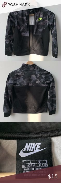 Fleece Shirt Top Boys Size 24 Months Gray Camo Print