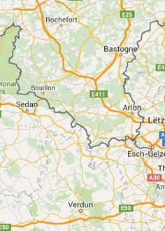 motor en autoroute gaume van arlon via torgny naar orval