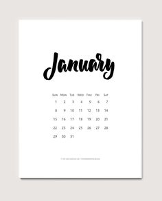 personal calendar 2018