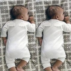 ChicLadies Infant Baby Sleeveless Solid Print Romper Dress Kids Girls Dress Jumpsuit Newborn Romper