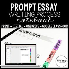 prompt essay writing process notebook