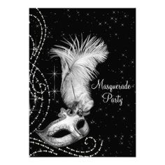 425 best silver black birthday party invitations images on pinterest