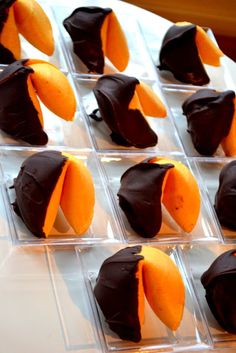 chocolate dipped fortune cookies my party passion