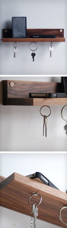 con Colgador de 5 Llaves Pared Correo Estanter/ías Almacenamiento Colgador de Llaves con Estante Correo de Madera y Llavero para Hogar Recibidor Dormitorio Cuarto de Estar