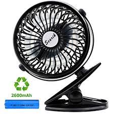 Chang Mini Wind USB Power Supply Handheld Portable Cute Silent Cooling Large Wind Home Office Desk Baby Stroller Student Dormitory Color : Black