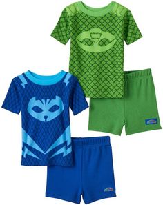 Size 8 PJ Masks Boys Heroes Vs Villains 2-Piece Pajama Set