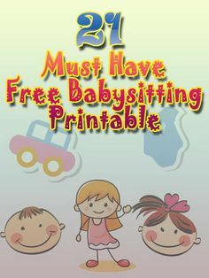 24 best babysitting flyers