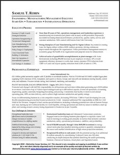 sample cfo resumes