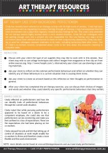 Perfectionism In Students Case Study In >> Case Study Using Art Therapy For A Client Who Is A Perfectionism In Students Case Study In >> Case Study Using Art Therapy For A Client Who Is A