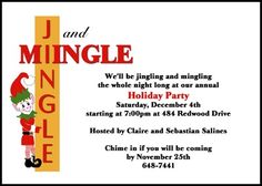 christmas wording samples