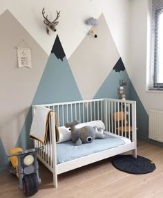 Baby Bedroom, Baby Boy Rooms, Baby Room Decor, Nursery Room, Kids Bedroom, Nursery Ideas, Bedroom Paint, Themed Nursery, Bedroom Colors