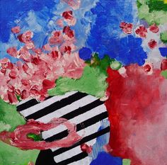 POSTER XXL POP ART GRAFFITI ABSTRAKT BLUMEN KUNST ROT GOLD 60x30-140x70