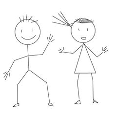 136 best stick people images on pinterest doodles stick figures