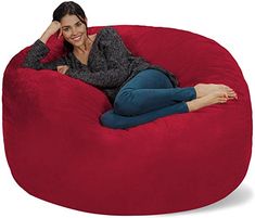 XL Memory Foam Stuffed Lounger Chairs for Kids Adults Plush Bean Bag Sofas with Super Soft Microsuede Cover Lime 6 Jumbo Bean Bag Chair Furniture Couples Sofa Sack