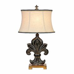 111 Best A Future Home Fleur De Lis Lighting Images On Pinterest In Fleur De Lis Motif Table Lamp