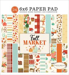 P13 Double-Sided Paper Pad 6/"X6/" 24//Pkg-The Four Seasons-Autumn