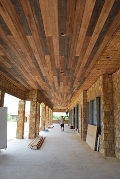 Wood Patio Ceiling Love This Home Pinterest Distressed Rustic Outdoor Wood Plank Ceiling