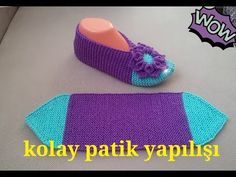 ÇOK ŞIK NOKTALI PATİK YAPIMI ÇOK ŞIK NOKTALI PATİK YAPIMI