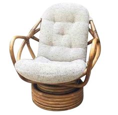 Gerard Van Den Berg Cloth And Rattan Lounge Chair For Montis Vintage Bamboo Swivel Rocking Chair By Grabaseat On Etsy