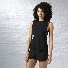 Reebok Crossfit Muscle Débardeur Entraînement Débardeur Tank Top-Rose