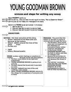 young goodman brown essay