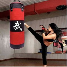Full Heavy Boxing Punching Bag Gloves Set Free Stand Empty Martial Training Kick