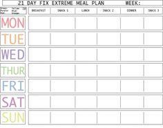 break and lunch schedule template