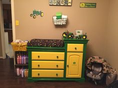 77 Best John Deere Nursery Images On Pinterest Infant Room John Deere Changing Table Dresser