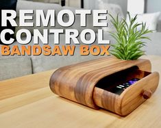 63 Best Remote Control Holders Images Holder Diy Bandsaw Box For Remote Control Woodworking