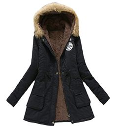 GloryA Mens Slim Faux Fur Hoodie Solid Zipper Outerwear Parka Coat