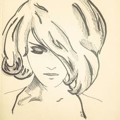 An Ink And Hatch Version Of A Beautiful Watercolor I Saw On Pinterest Just To