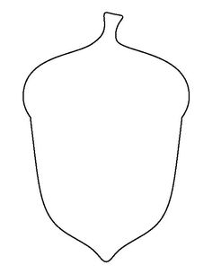 acorn pattern use the printable outline for crafts creating stencils scrapbooking and