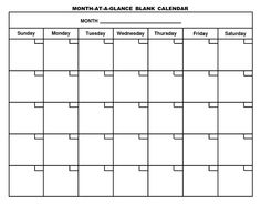 blank calendar pdf print monthly calendar printable monthly mothly calander
