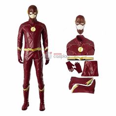 HZYM The Flash Season 4 Cosplay Barry Allen Leather Boots Shoes Custom Made