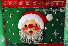 Bucilla ho-ho-ho Santa ~ 18 /"De Fieltro De Navidad Kit De Siembra # 86120 Regalos presenta
