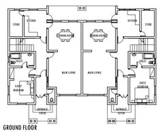 4 Bedroom Semi-Detached Duplex - First Floor Plan | Duplex ... 4 Bedroom Semi-Detached Duplex - First Floor Plan | Duplex ...