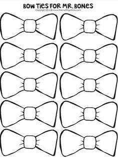 bow ties template