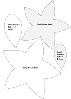 9 best images of poinsettia flower template printable paper