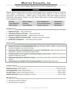 best nurse resumes