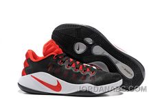 Nike Hyperdunk 2016 Low Black Red White On Sale 237759. Discount JordansAir ...