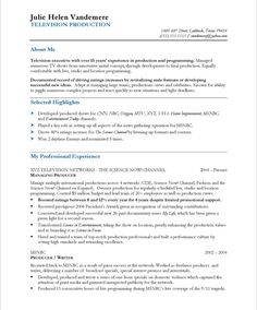 17 best media communications resume samples images on pinterest