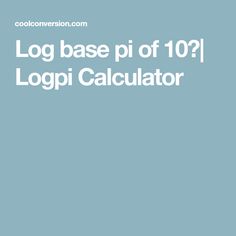 log online calculator