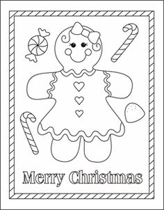 Gingerbread Girl Coloring Page Man Pages Boy Sheets Christmas