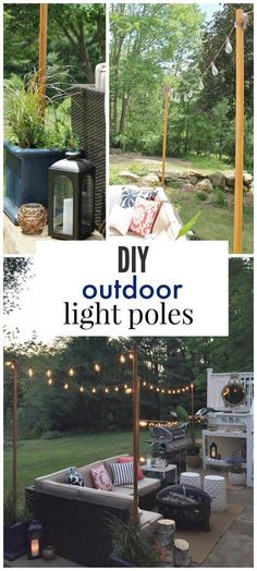 make festive globe lights to hang from a pergola by joining two