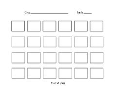seating chart templates