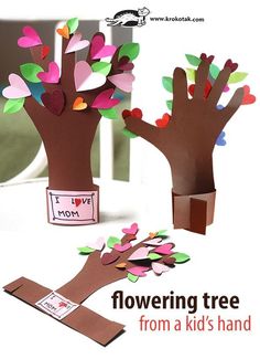 75 Besten Bilder Von Basteln Mit Papier Activities Art For Basteln Mit Papier Für Den Muttertag Einfach Idee Um Kindern