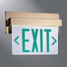 dual lite thermoplastic led emergency exit sign pinterest