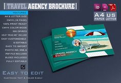 travel brochure layout