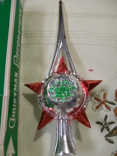 259 Best Vintage Tree Toppers Images On Pinterest In 2018 Plastic Tree Topper Vintage 60s Unbreakable Christmas Star And New